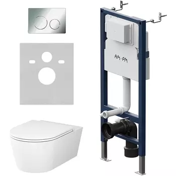 Комплект унитаза с инсталляцией AM.PM