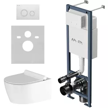 Комплект унитаза с инсталляцией AM.PM