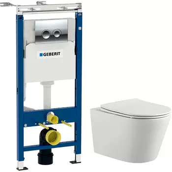 Комплект унитаза с инсталляцией Aquatek