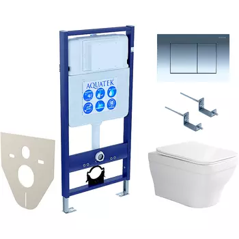 Комплект унитаза с инсталляцией Aquatek