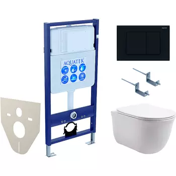 Комплект унитаза с инсталляцией Aquatek