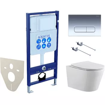 Комплект унитаза с инсталляцией Aquatek