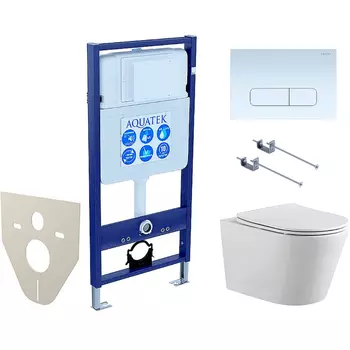 Комплект унитаза с инсталляцией Aquatek