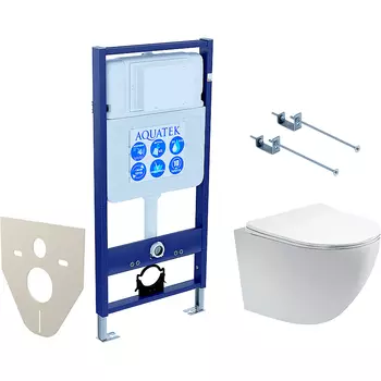 Комплект унитаза с инсталляцией Aquatek