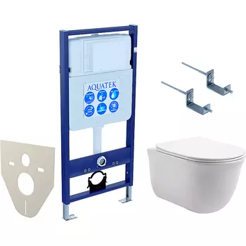 Комплект унитаза с инсталляцией Aquatek