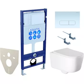 Комплект унитаза с инсталляцией Aquatek