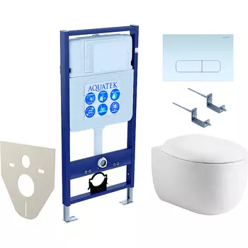Комплект унитаза с инсталляцией Aquatek