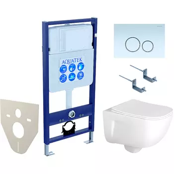 Комплект унитаза с инсталляцией Aquatek