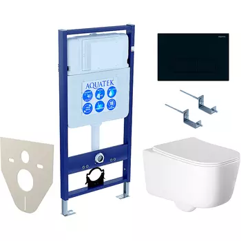 Комплект унитаза с инсталляцией Aquatek