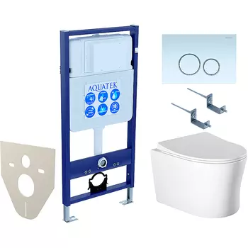 Комплект унитаза с инсталляцией Aquatek