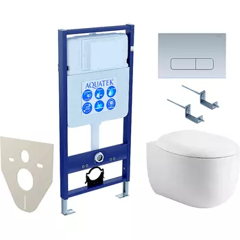 Комплект унитаза с инсталляцией Aquatek