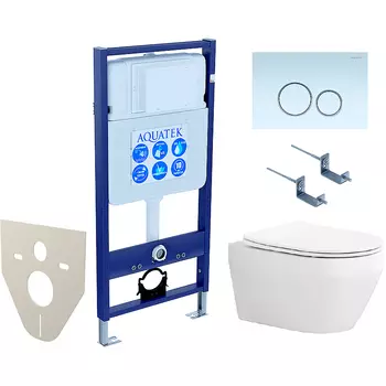 Комплект унитаза с инсталляцией Aquatek