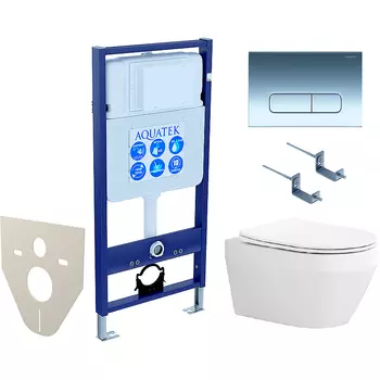 Комплект унитаза с инсталляцией Aquatek