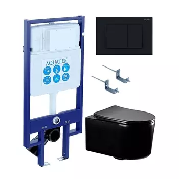 Комплект унитаза с инсталляцией Aquatek