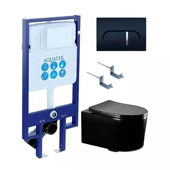 Комплект унитаза с инсталляцией Aquatek