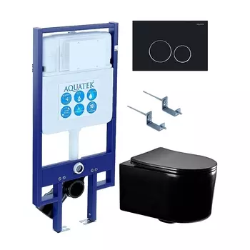 Комплект унитаза с инсталляцией Aquatek