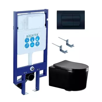 Комплект унитаза с инсталляцией Aquatek