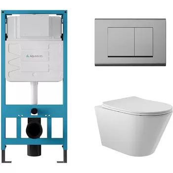 Комплект унитаза с инсталляцией Aqueduto