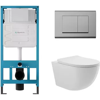 Комплект унитаза с инсталляцией Aqueduto