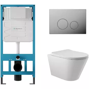 Комплект унитаза с инсталляцией Aqueduto