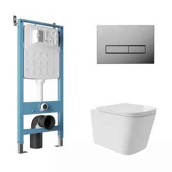 Комплект унитаза с инсталляцией Aqueduto
