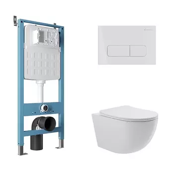 Комплект унитаза с инсталляцией Aqueduto
