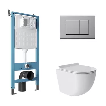 Комплект унитаза с инсталляцией Aqueduto