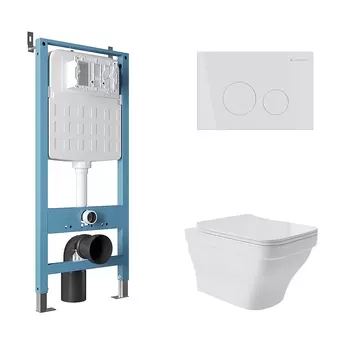 Комплект унитаза с инсталляцией Aqueduto