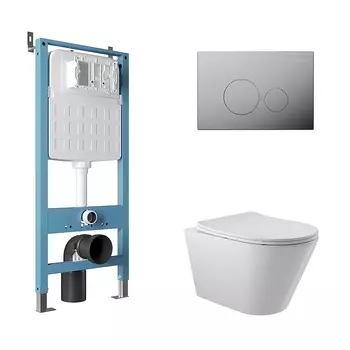 Комплект унитаза с инсталляцией Aqueduto