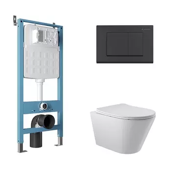 Комплект унитаза с инсталляцией Aqueduto