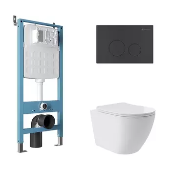 Комплект унитаза с инсталляцией Aqueduto