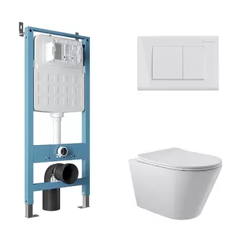 Комплект унитаза с инсталляцией Aqueduto