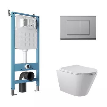 Комплект унитаза с инсталляцией Aqueduto