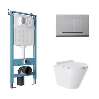 Комплект унитаза с инсталляцией Aqueduto