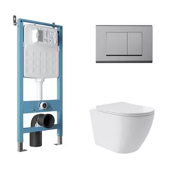Комплект унитаза с инсталляцией Aqueduto