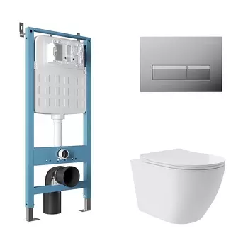 Комплект унитаза с инсталляцией Aqueduto