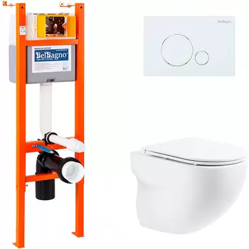 Комплект унитаза с инсталляцией BelBagno