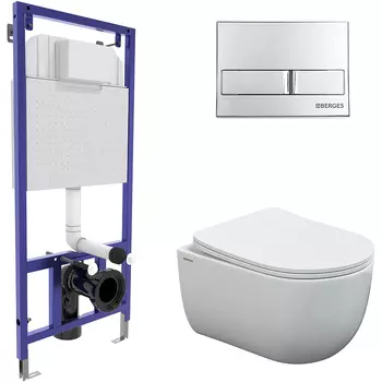 Комплект унитаза с инсталляцией Berges