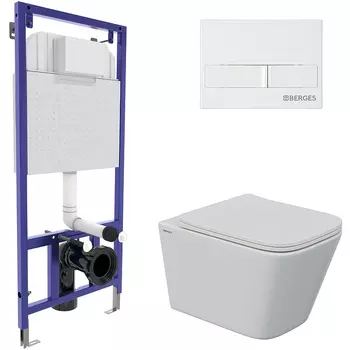 Комплект унитаза с инсталляцией Berges
