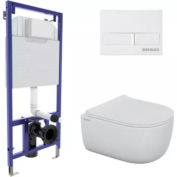 Комплект унитаза с инсталляцией Berges