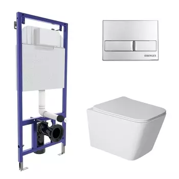 Комплект унитаза с инсталляцией Berges