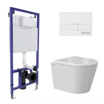 Комплект унитаза с инсталляцией Berges