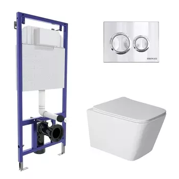 Комплект унитаза с инсталляцией Berges