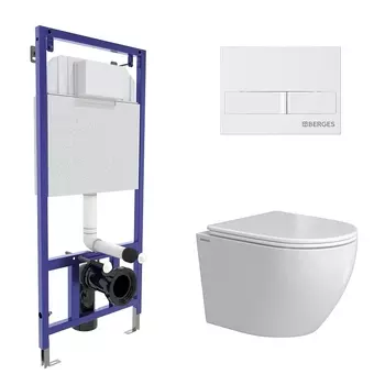 Комплект унитаза с инсталляцией Berges