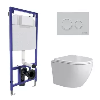 Комплект унитаза с инсталляцией Berges