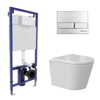 Комплект унитаза с инсталляцией Berges