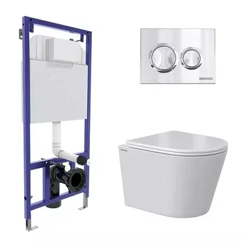 Комплект унитаза с инсталляцией Berges