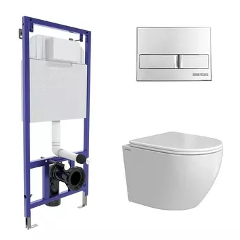 Комплект унитаза с инсталляцией Berges