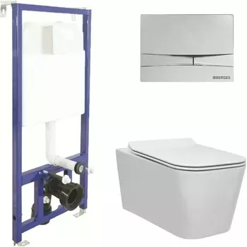 Комплект унитаза с инсталляцией Berges