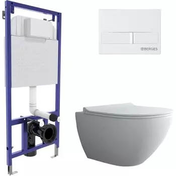 Комплект унитаза с инсталляцией Berges